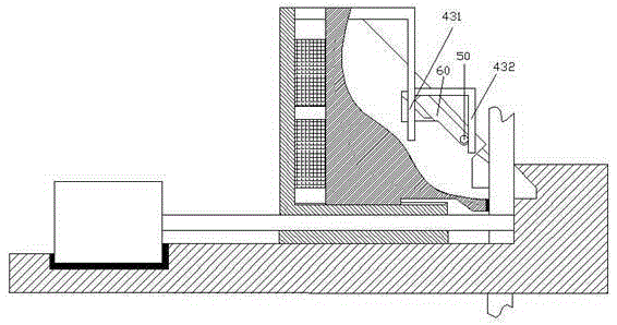 Branch shearing device which can stably run and used for cuttage