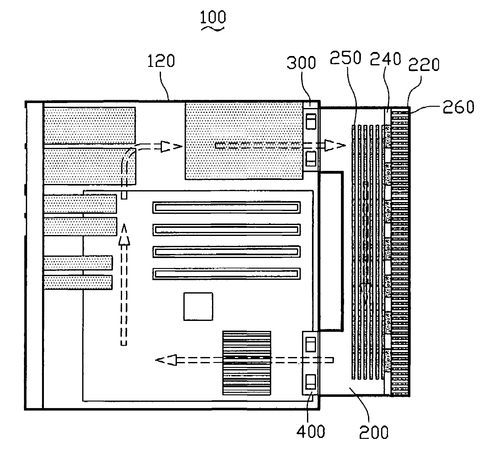 Cooling system for computer