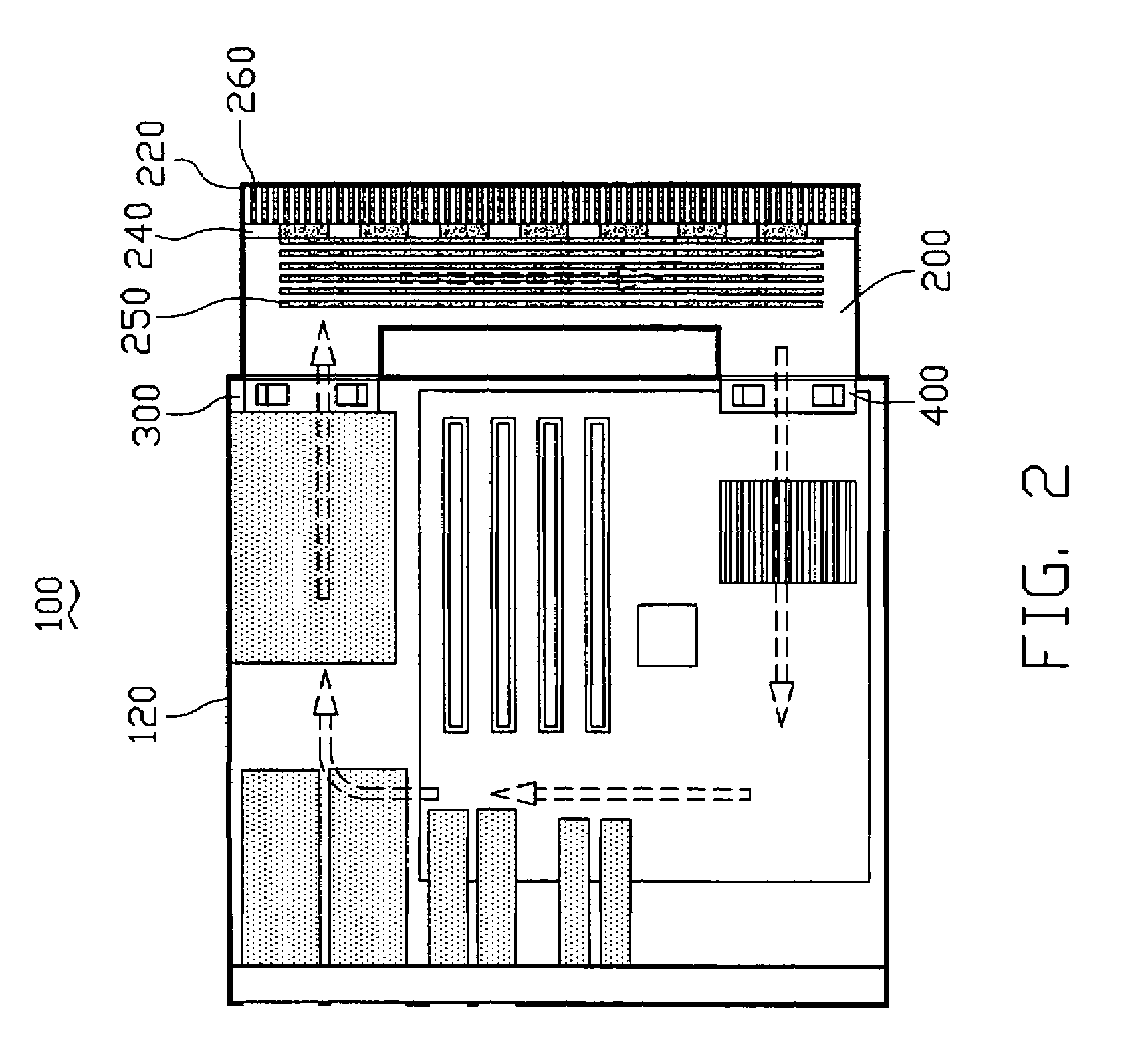 Cooling system for computer