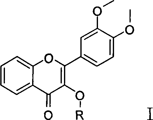 3-substituted oxygen group-3',4'-dimethoxy flavonoid compound with blood fat reducing function