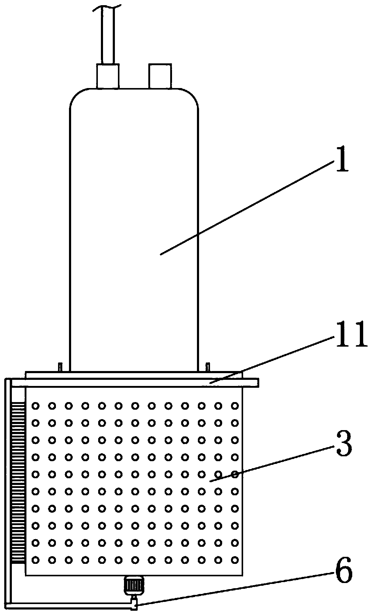 Protection and filtering device for underwater sensor