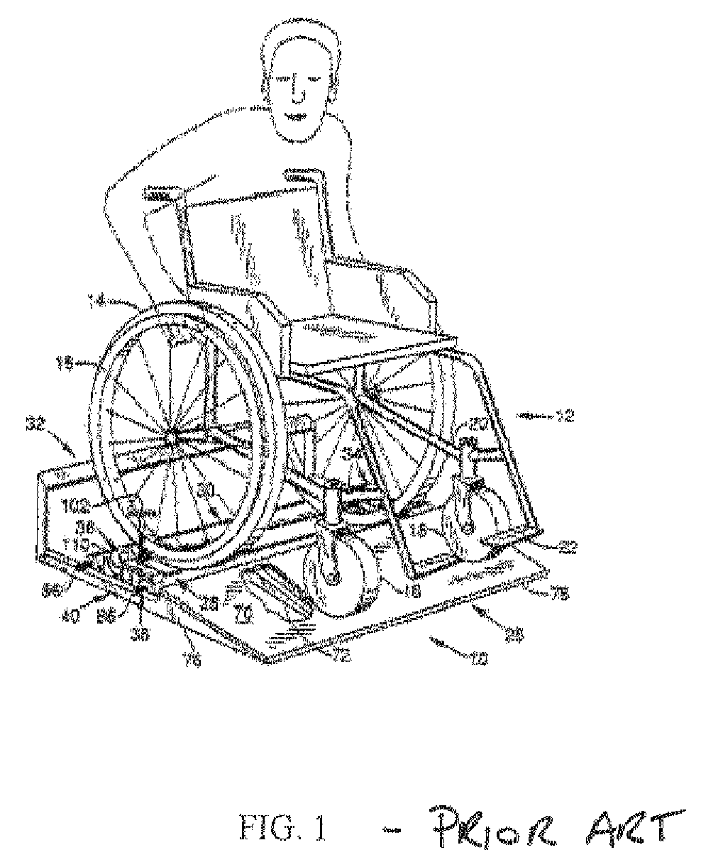 Apparatus and method for wheelchair aerobic stationary exercise