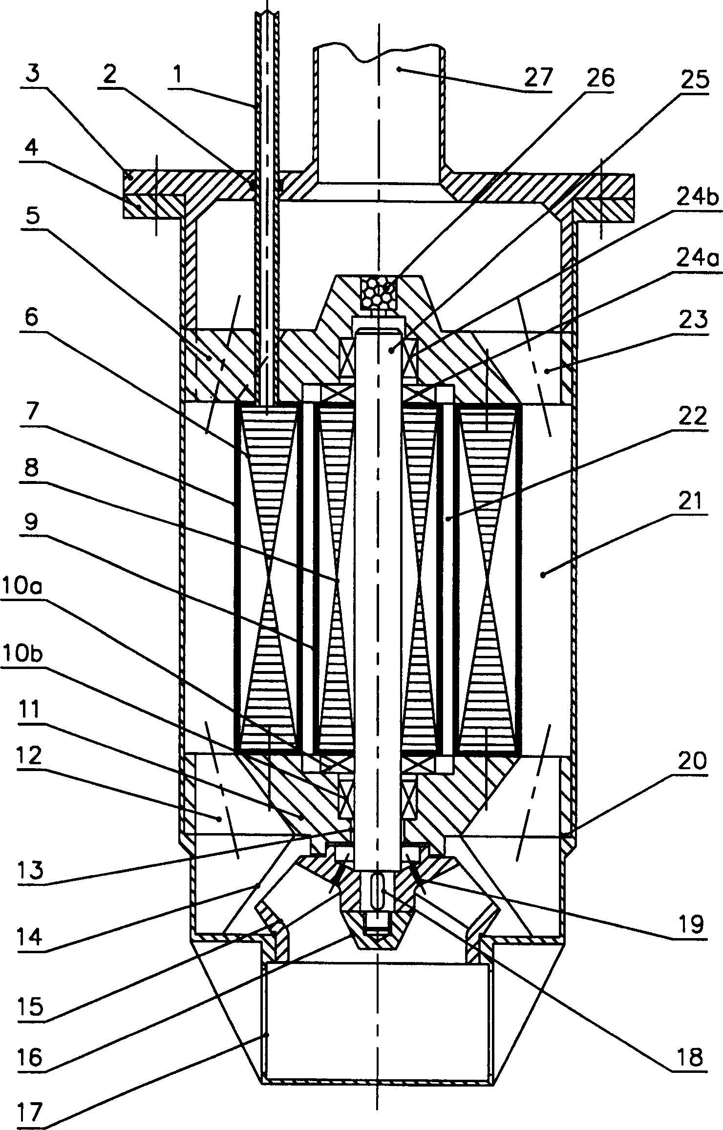 Oil-submersible pump