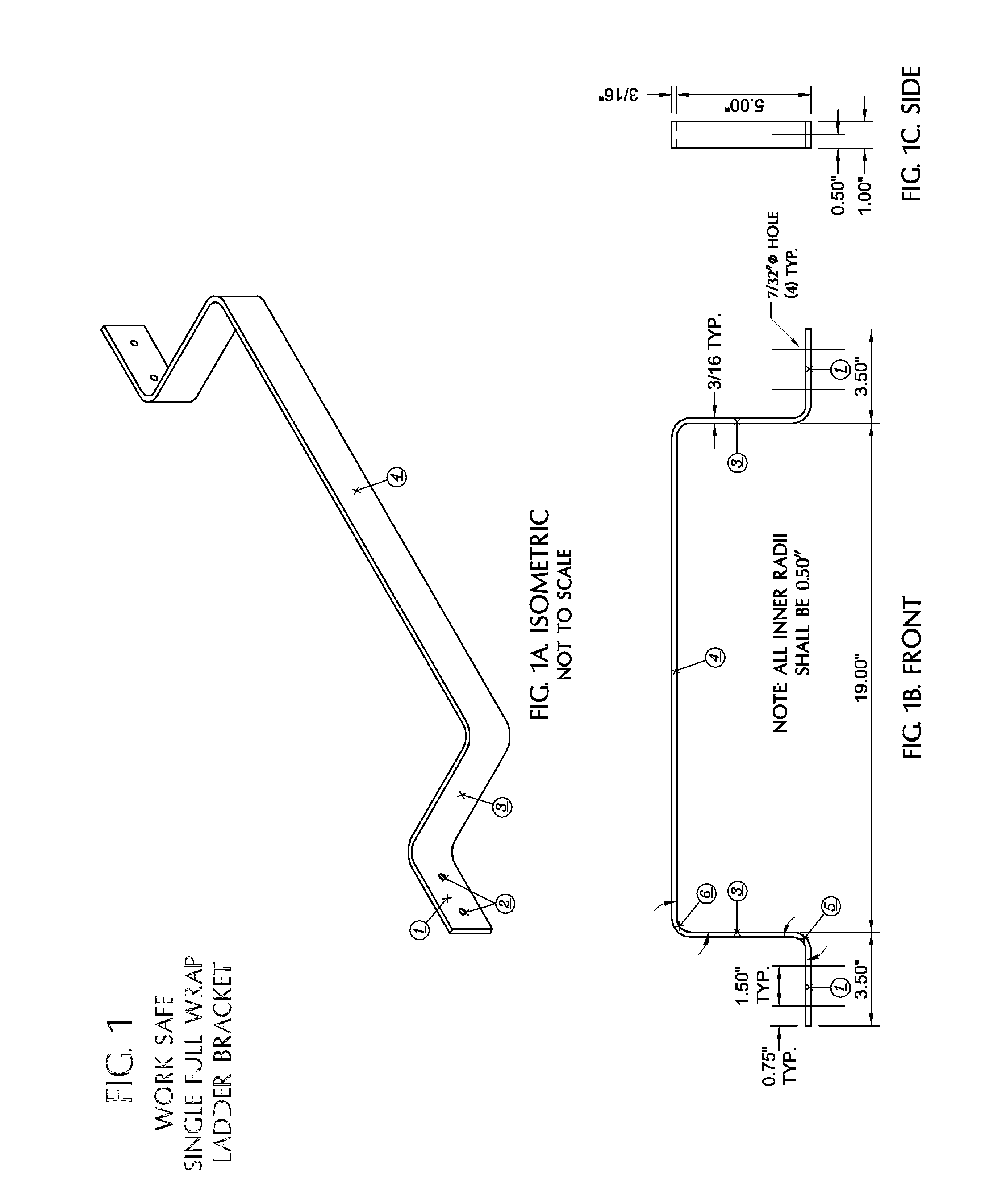 Ladder security bracket and safety system