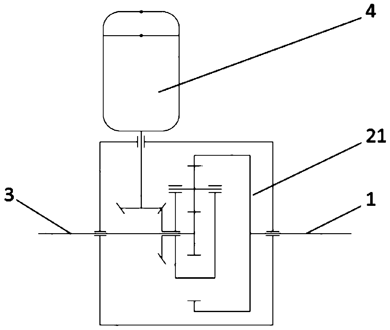 Planet gear stepless speed regulation coupler