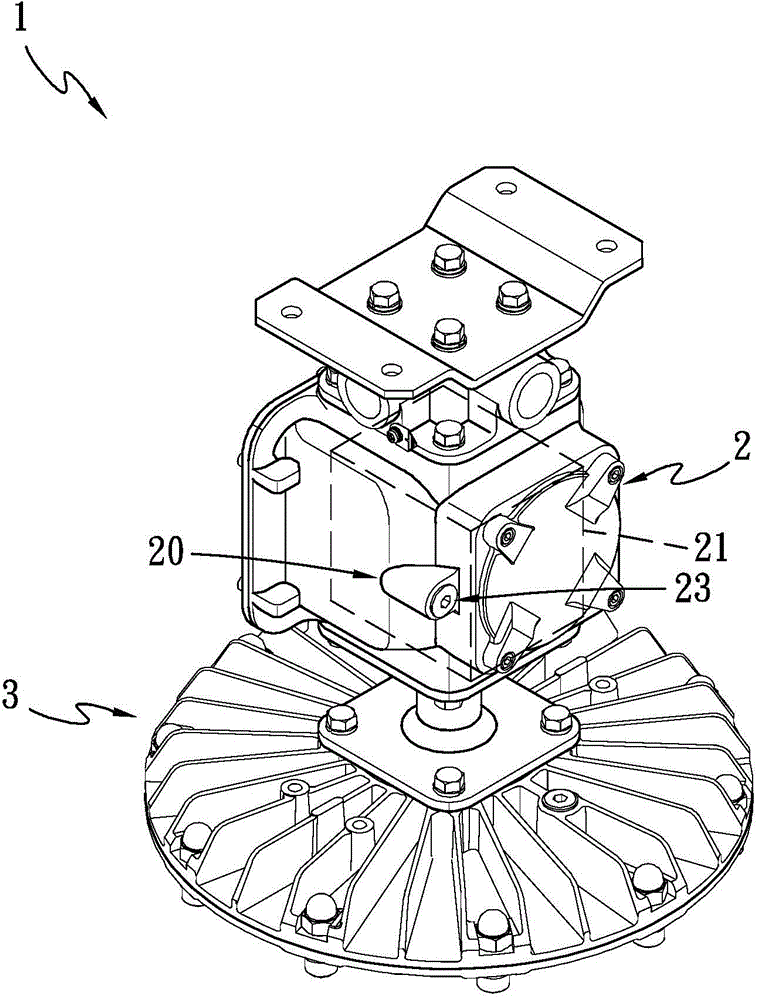 Method for testing LED explosion-proof lamp chamber and structure thereof