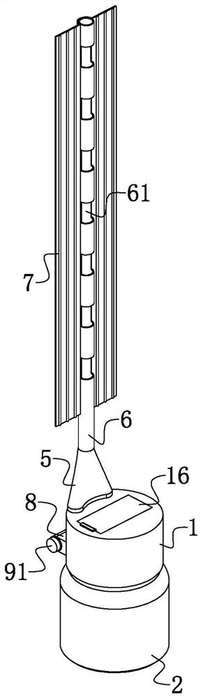 Device for preventing and controlling plant diseases and insect pests