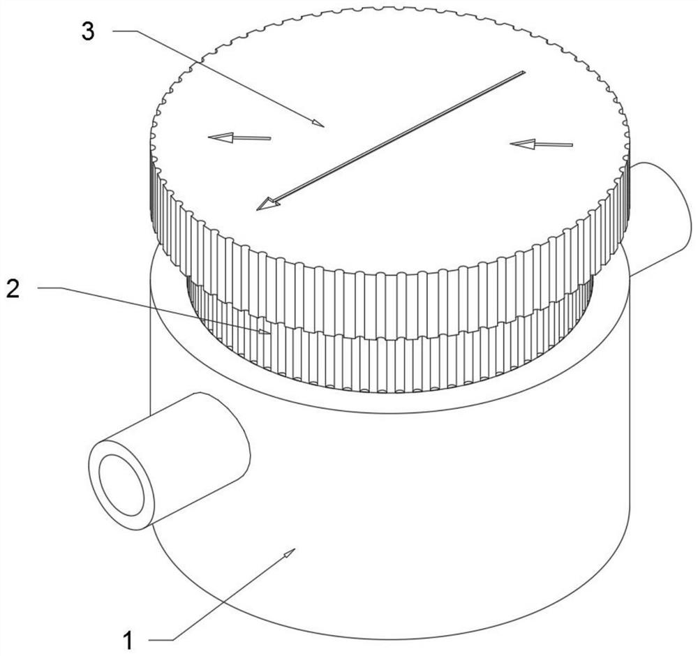 Fixing device for peritoneal drainage equipment in medical oncology