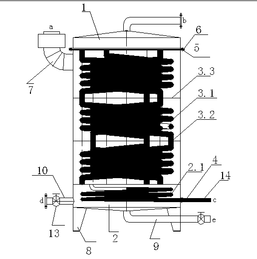 Distiller condenser for brewing white spirits