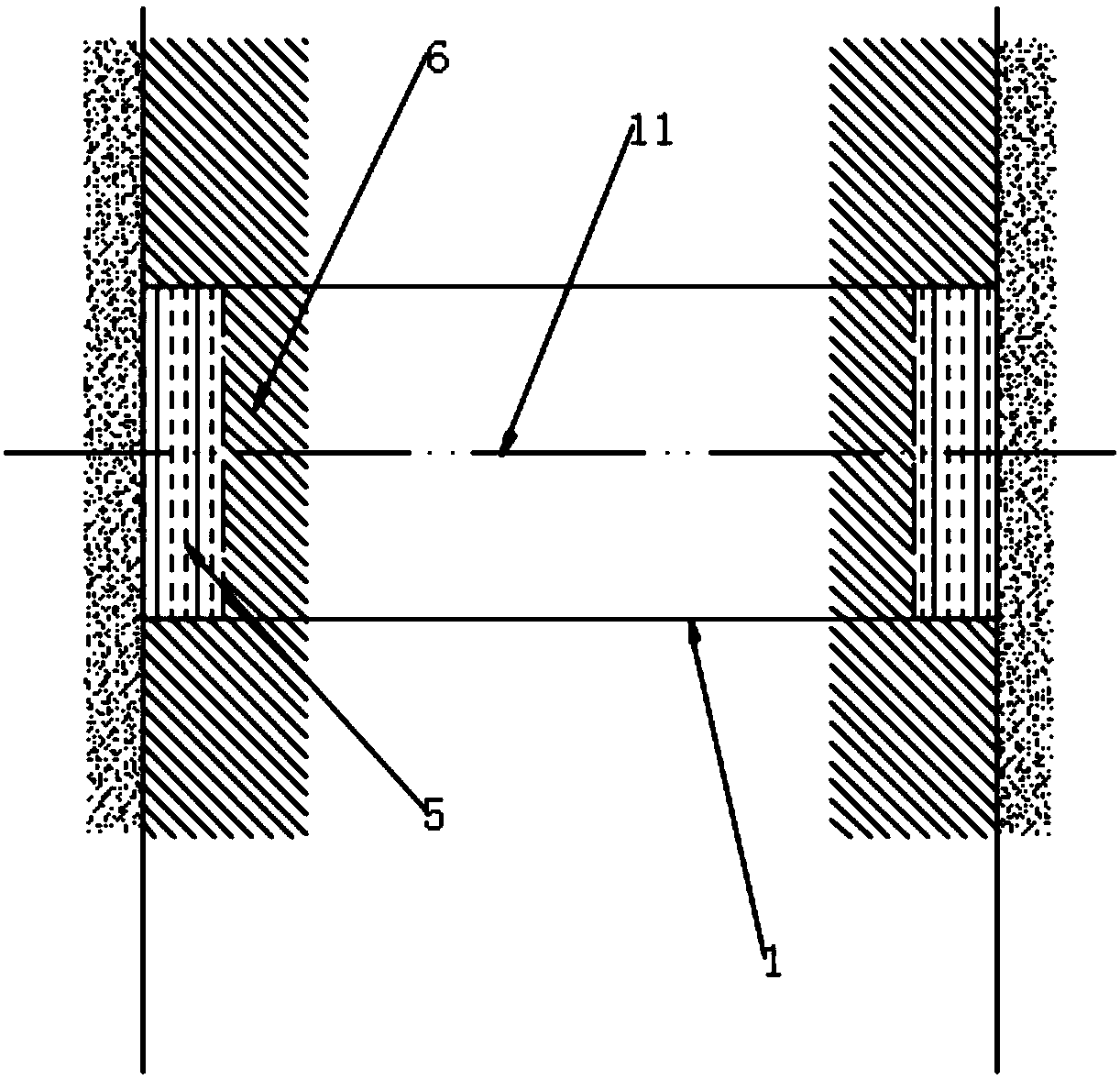 A kind of wallpaper air paste decoration structure and its construction method