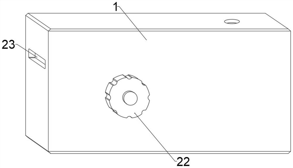 Intelligent internet-of-things type security door coded lock structure