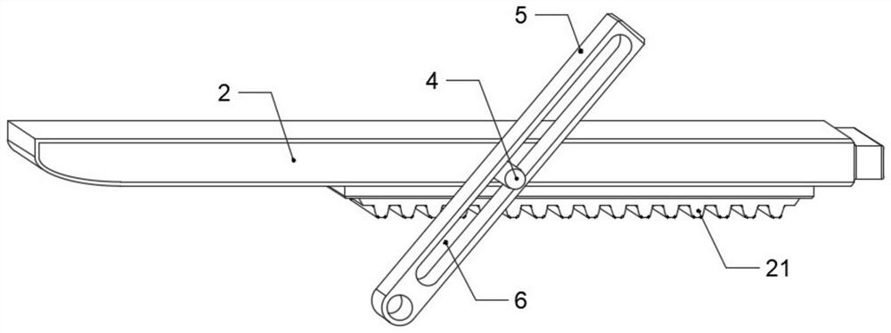 Intelligent internet-of-things type security door coded lock structure