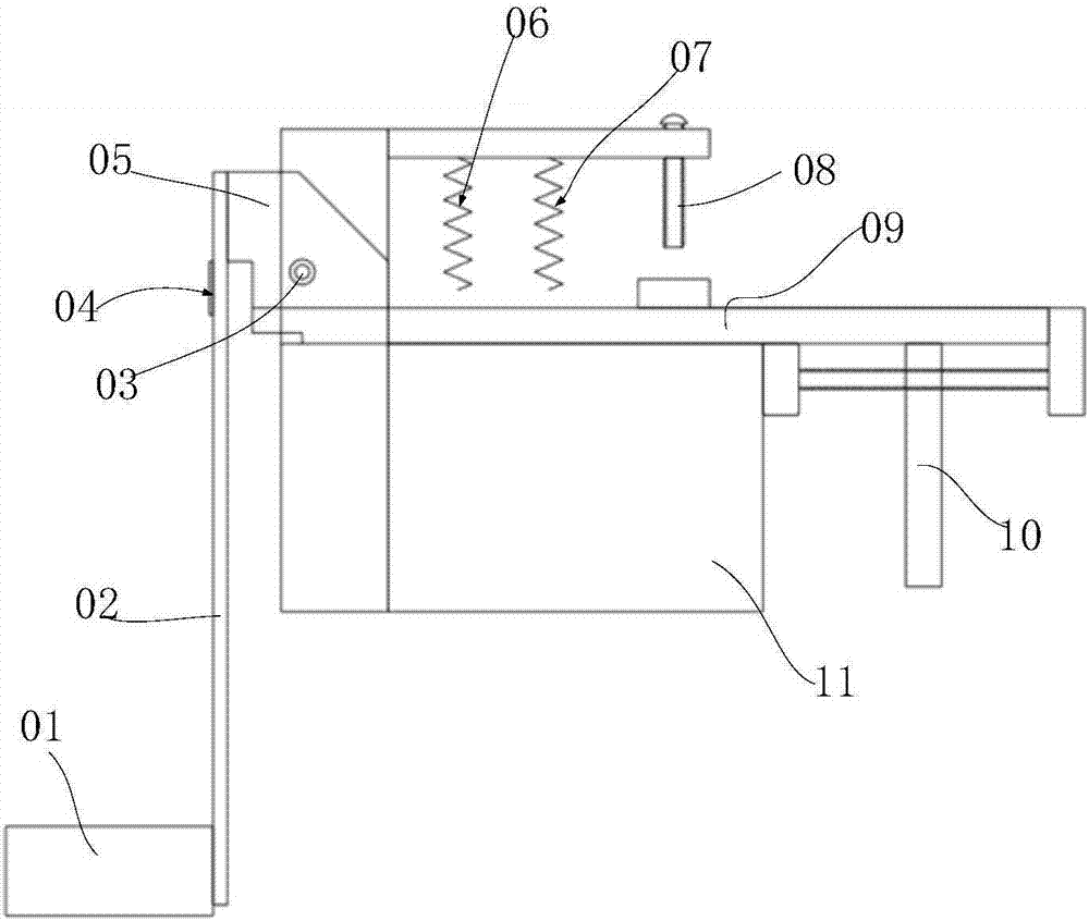 Small-size fender simulation device for model test