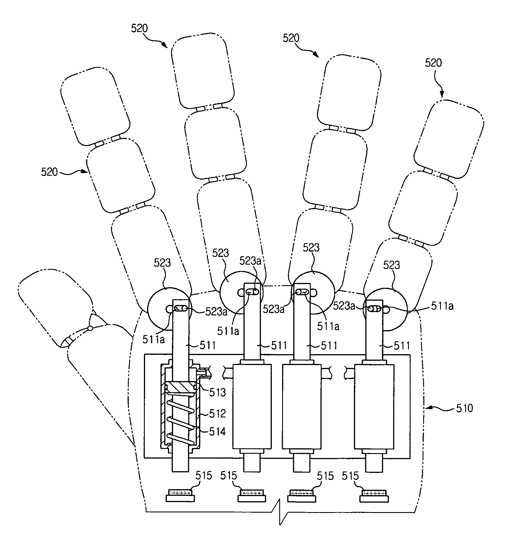 Robot hand and humanoid robot having the same