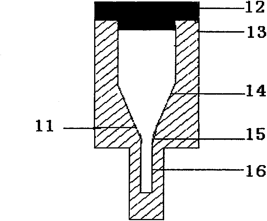 Improved temperature gradient method for BaY2F8 monocrystal growing and device therefor