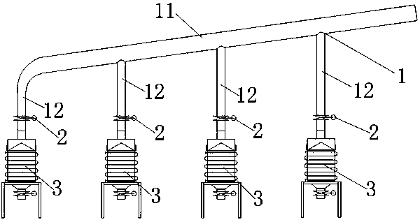 Aluminum oxide roasting cooling equipment and modular aluminum oxide roasting cooling device