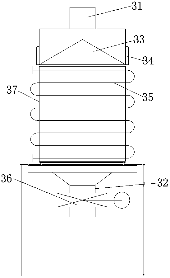 Aluminum oxide roasting cooling equipment and modular aluminum oxide roasting cooling device