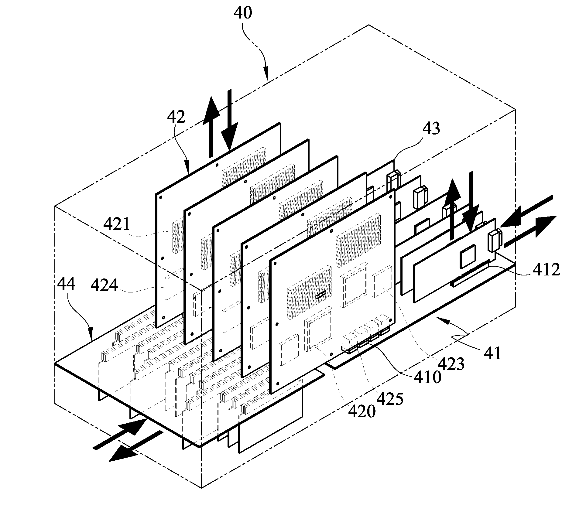 Chassis partition architecture for multi-processor system