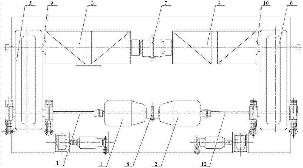 Main hoisting mechanism of metallurgy ladle crane and crane