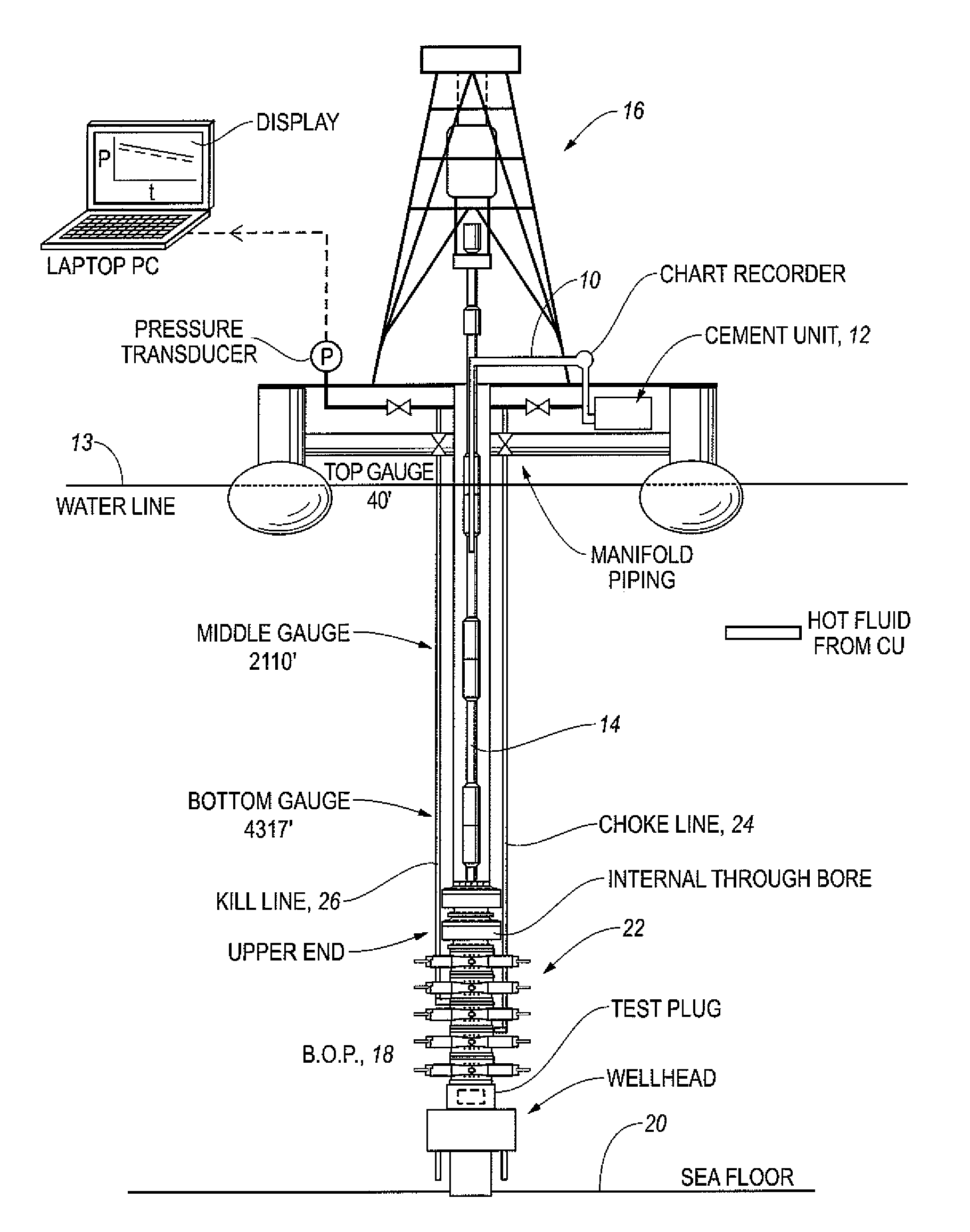 Improved blowout preventer testing system and method