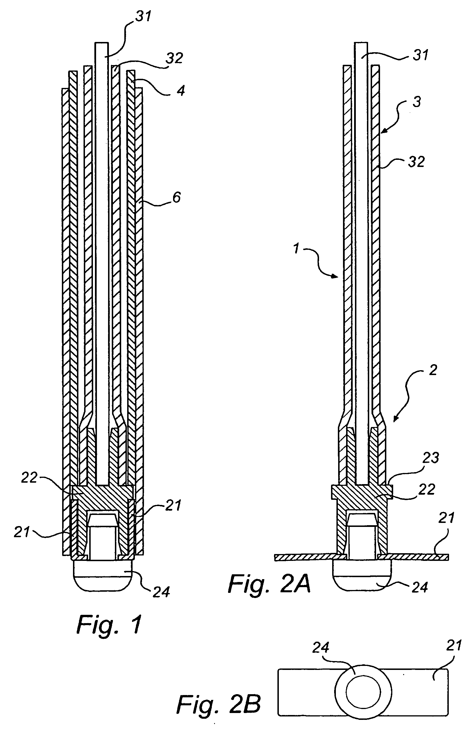 Electrode for Implantation in a Living Organ and a Method for Implanting the Elecrode