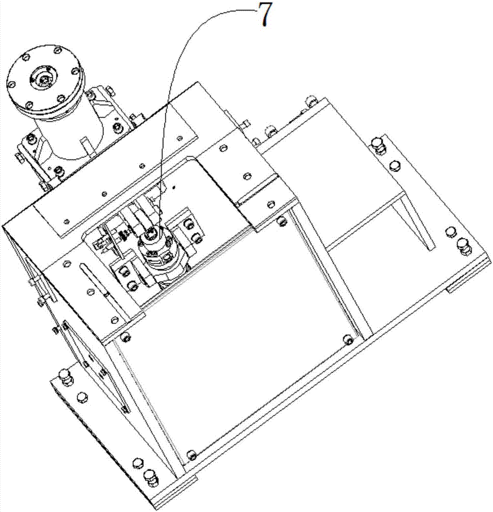 Adjustable-type casting floating and rotating mechanism