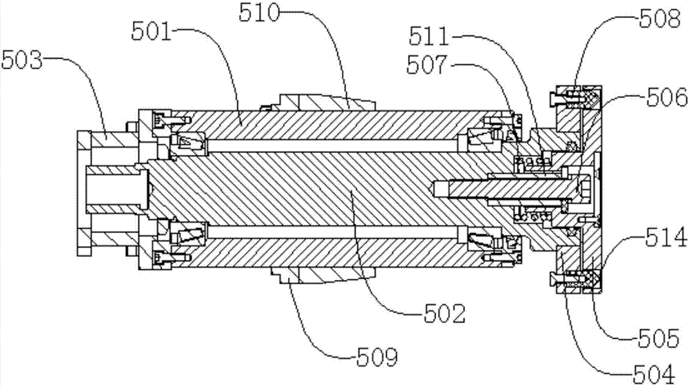 Adjustable-type casting floating and rotating mechanism