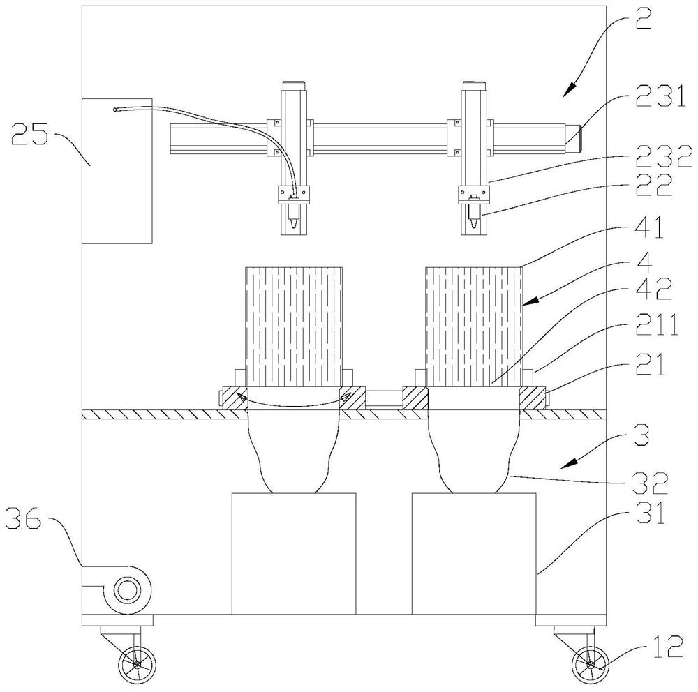 Cleaning device of particulate trap