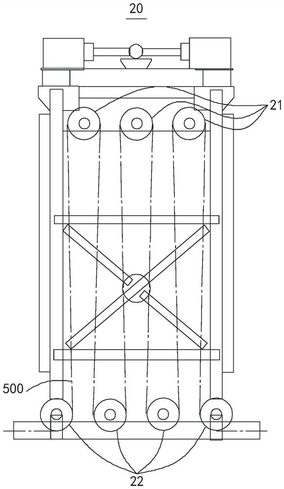 Strip steel detection system and vertical quality inspection table manufacturing method