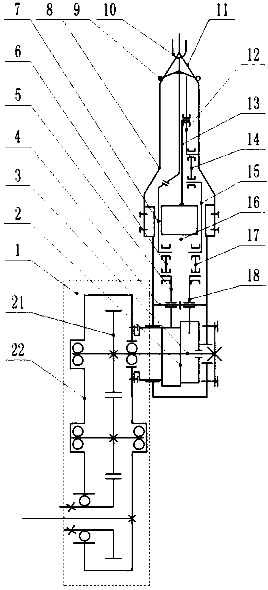 Transplanting mechanism for forming holes in rice pot seedling film