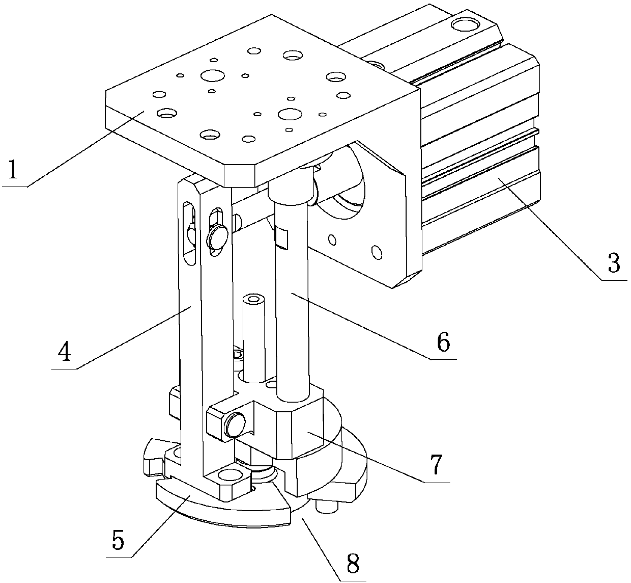 Grinding clamp for lamp cooling fin