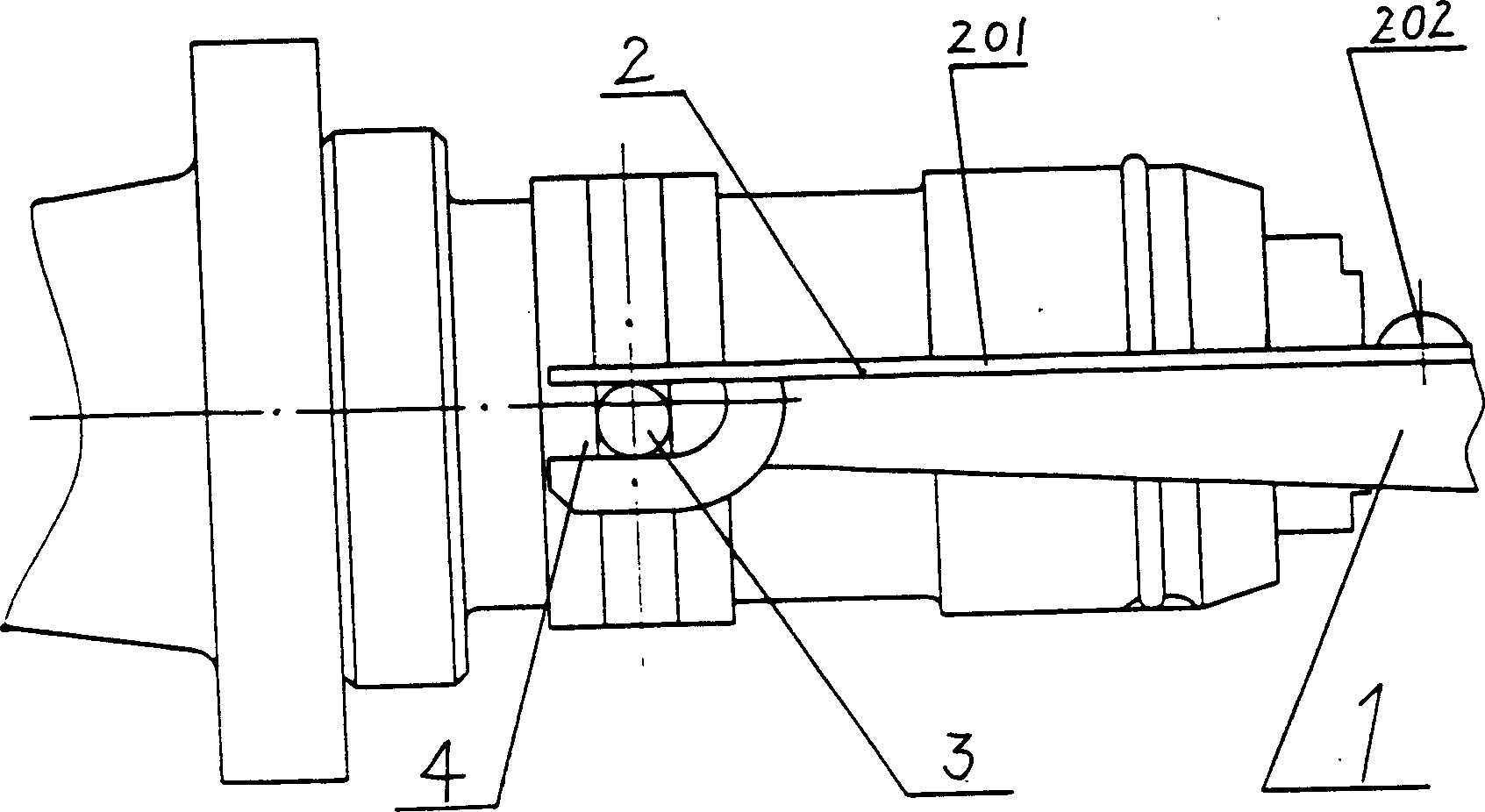 Single cylinder diseal engine speed regulating mechanism and single cylinder cylinder diesel engine installed with said speed regulating mechanism