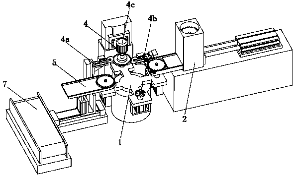 Double-face chamfering mechanism of gear