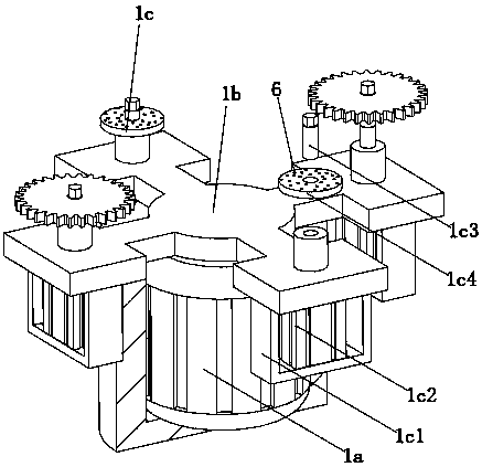 Double-face chamfering mechanism of gear