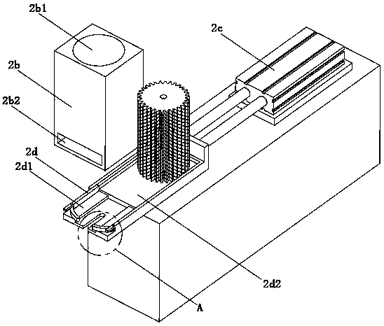 Double-face chamfering mechanism of gear