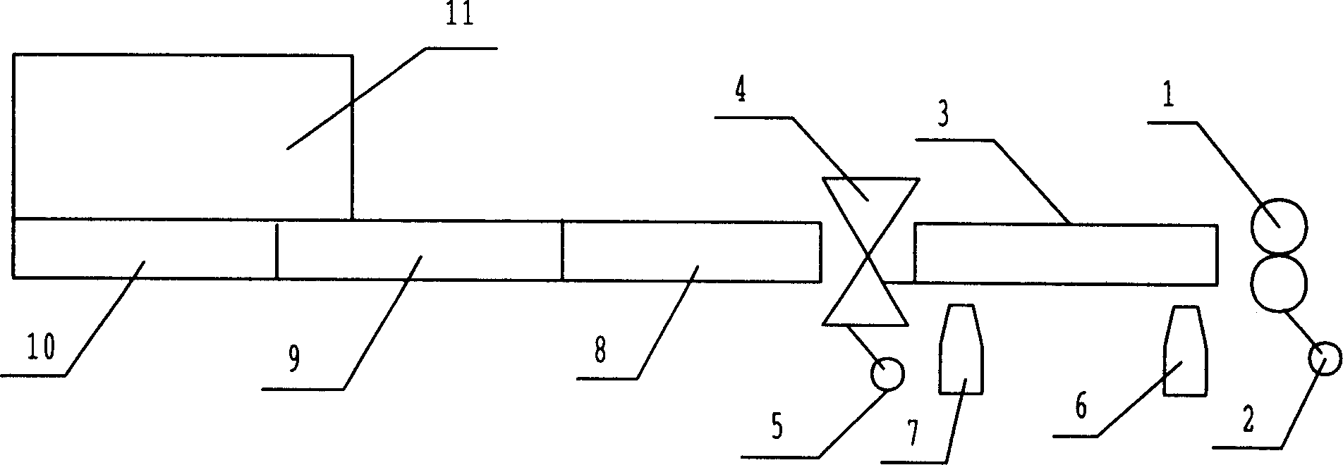 Thermomultiplying ruler shear precision optimizing method for bar production