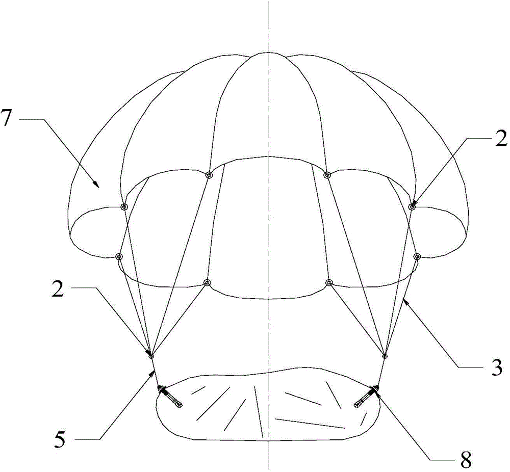 Resistance buffer device for rockfall prevention