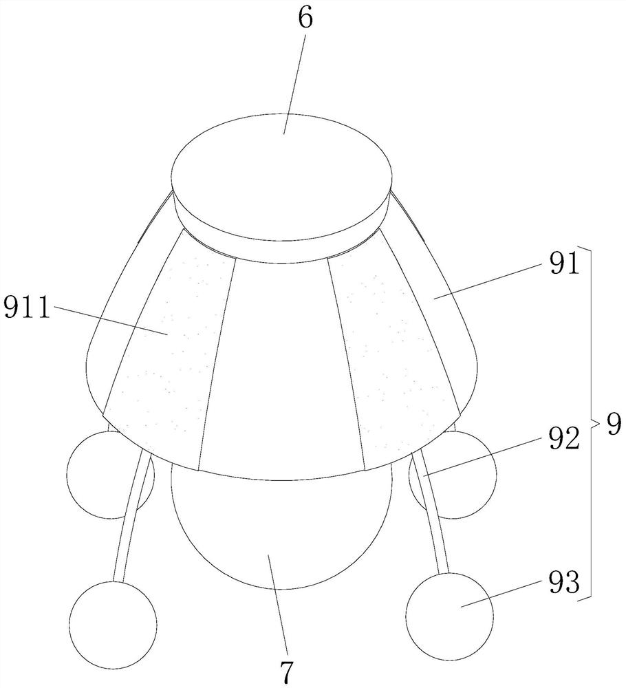 Polishing device with dust removal function