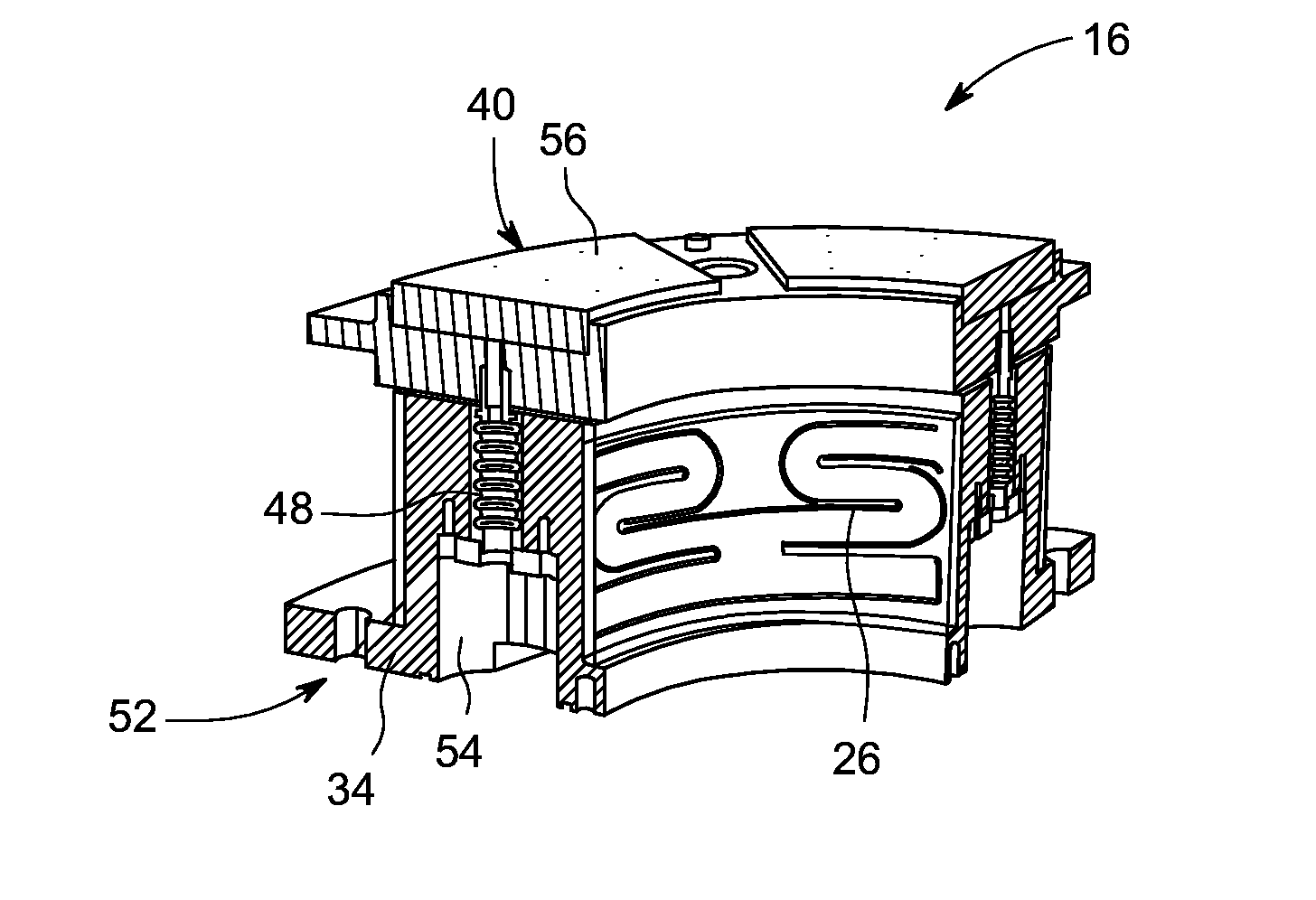 Compliant hybrid gas lubricated thrust bearing