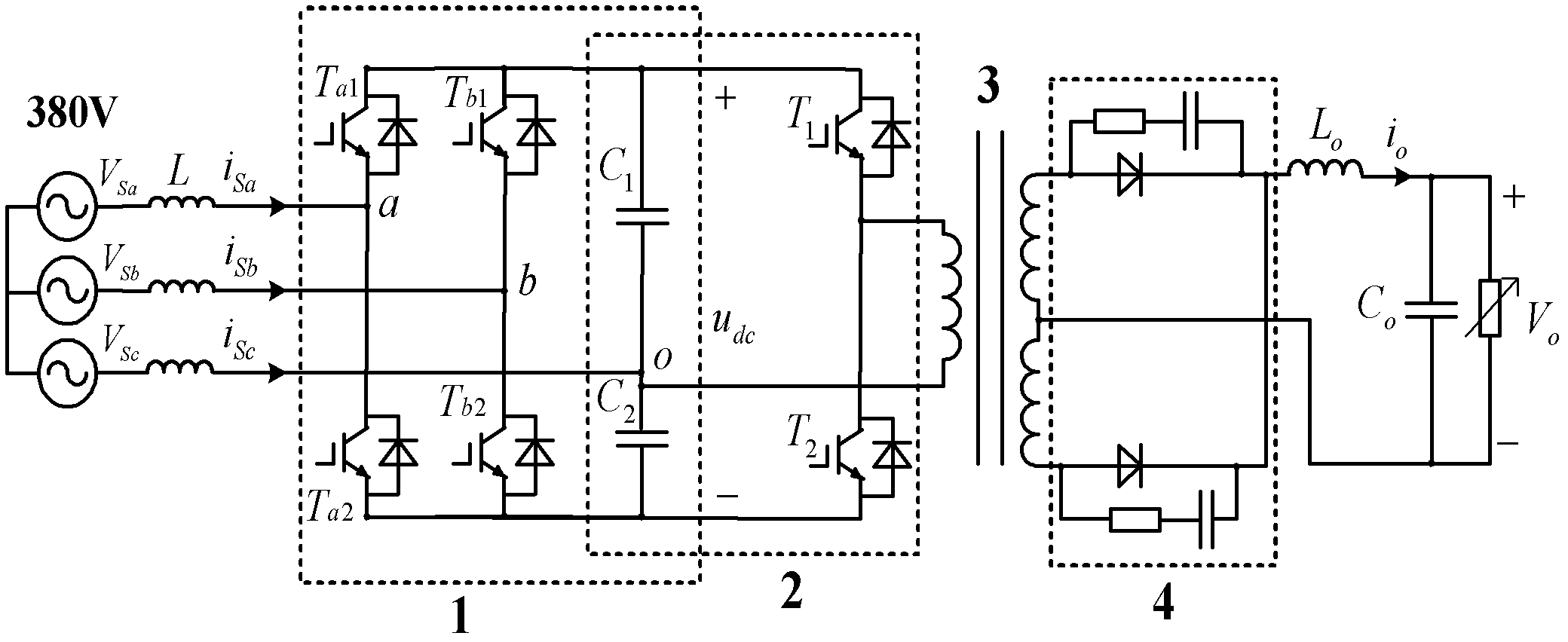 High-power simplified electrolytic and electroplating high-frequency switch power supply and control method thereof