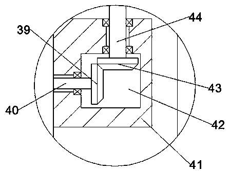 Lift type reinforcing steel bar rust removing device for bridge construction