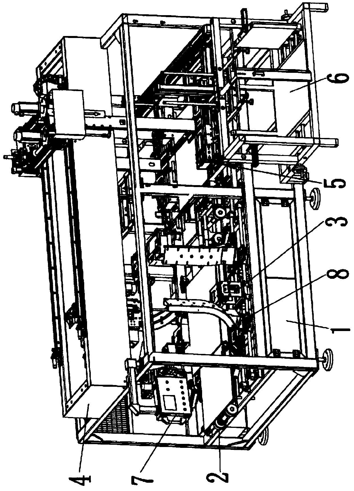 Efficient multiple color number packaging machine