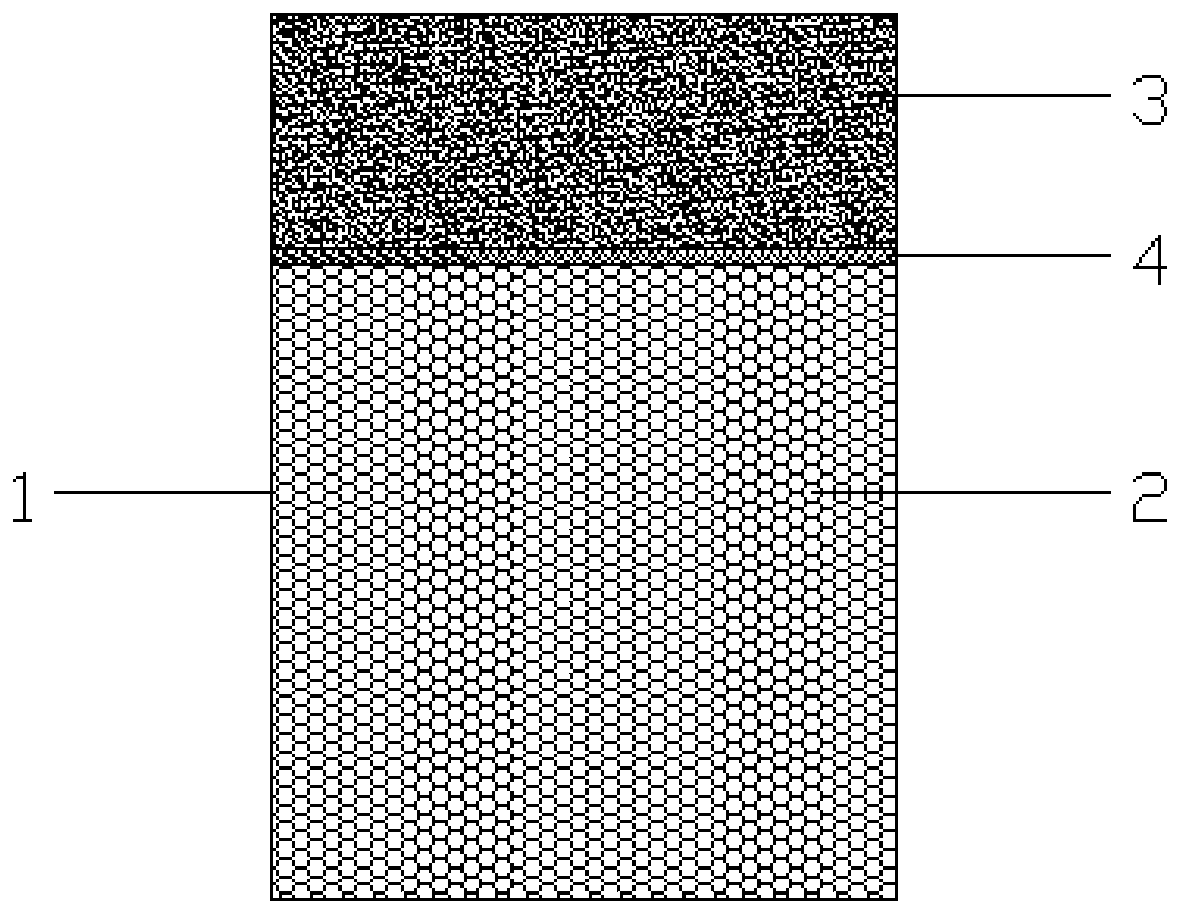 Special gunpowder block for graphic fireworks dot matrix emitter and preparation method thereof