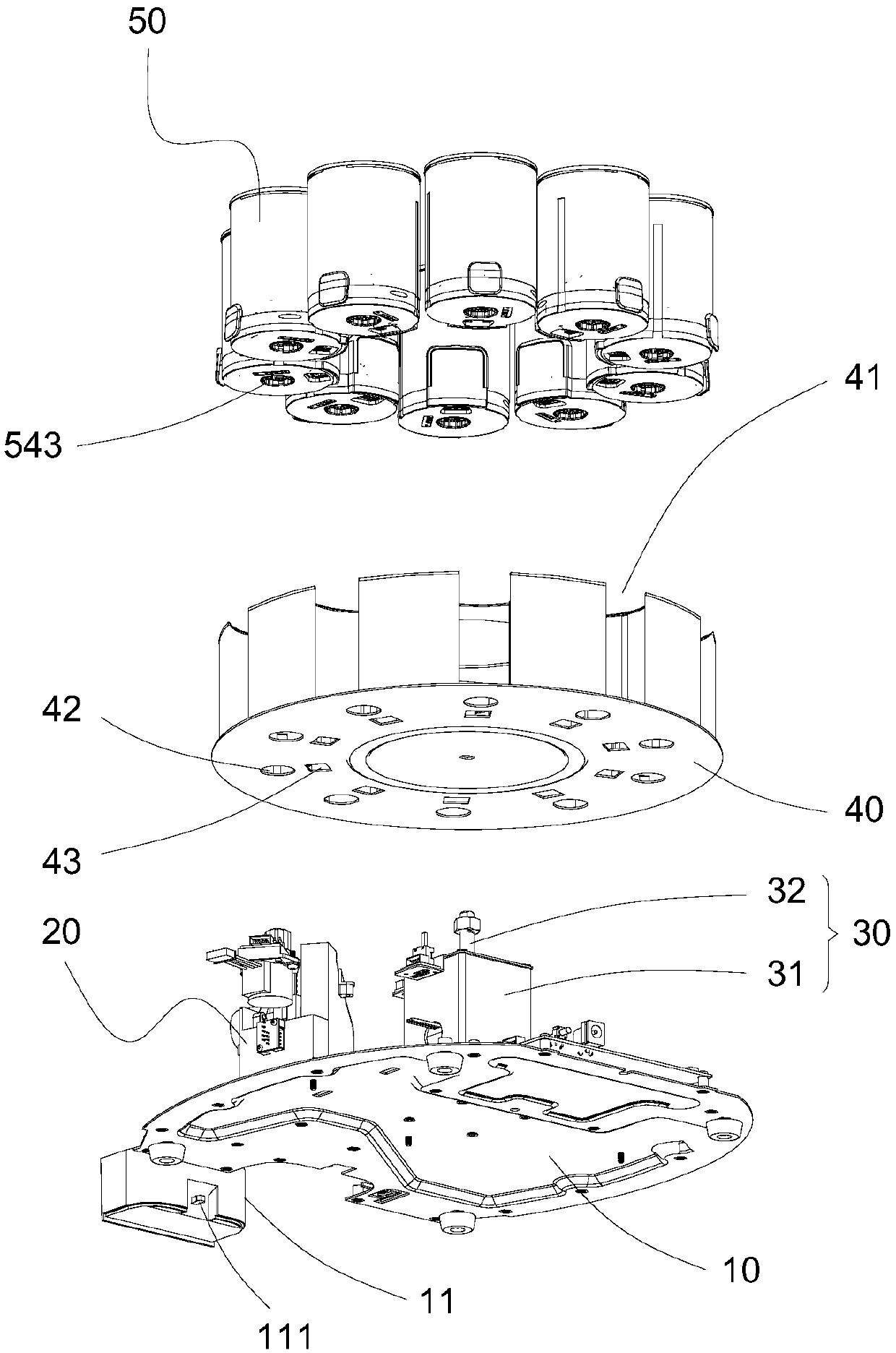 Dispensing machine for solid medicines