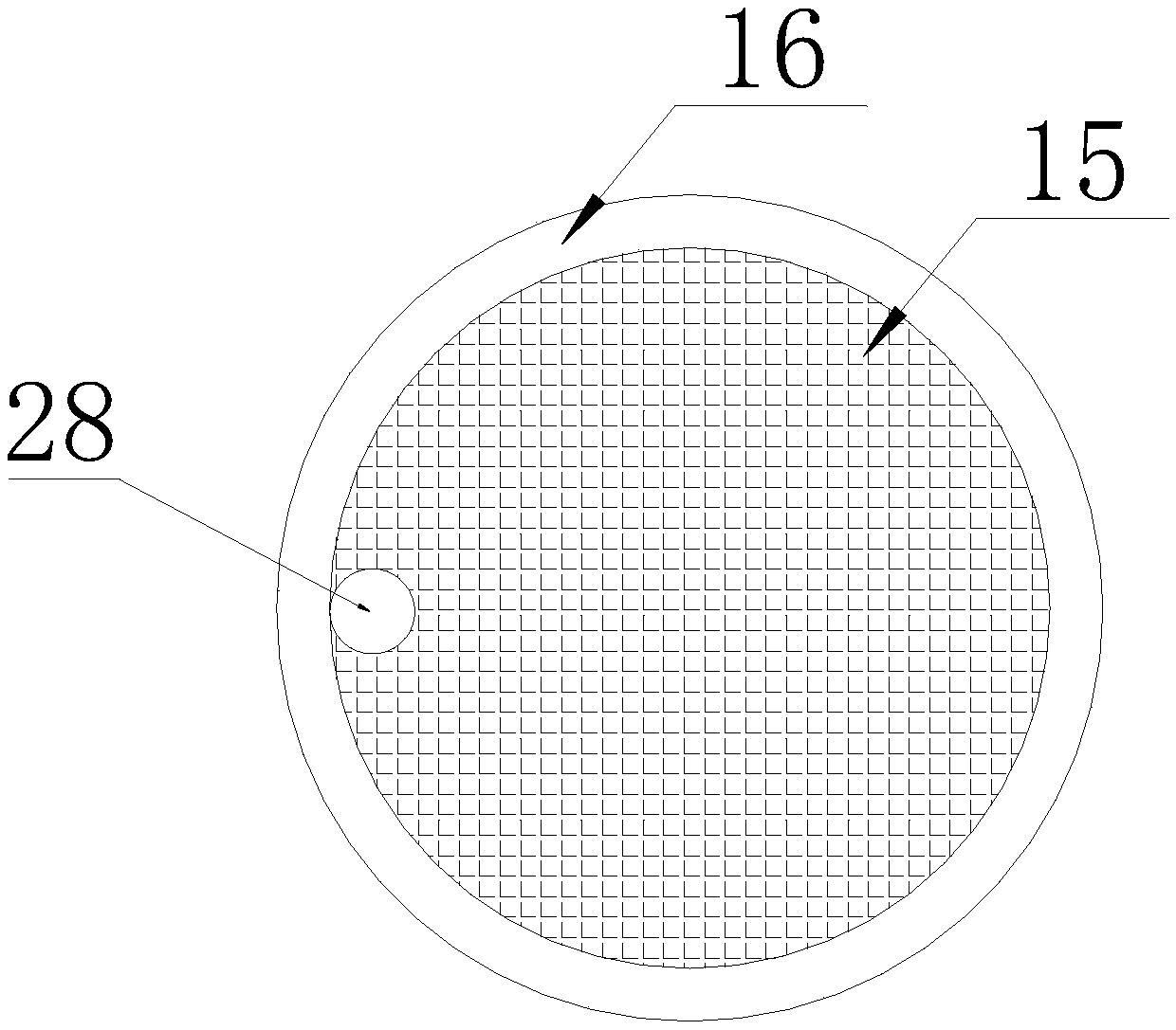 Filter device for pipeline transportation in water conservancy project