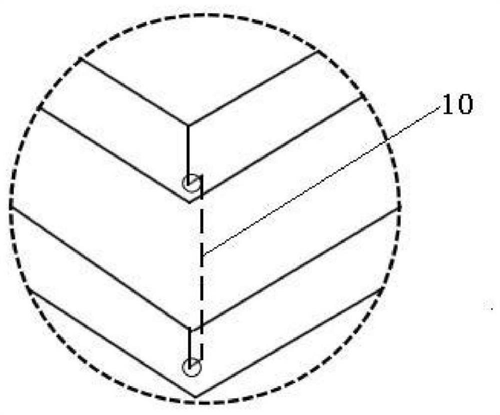 Underground oil-water separation device and oil-water separation method