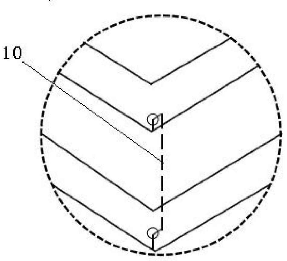 Underground oil-water separation device and oil-water separation method