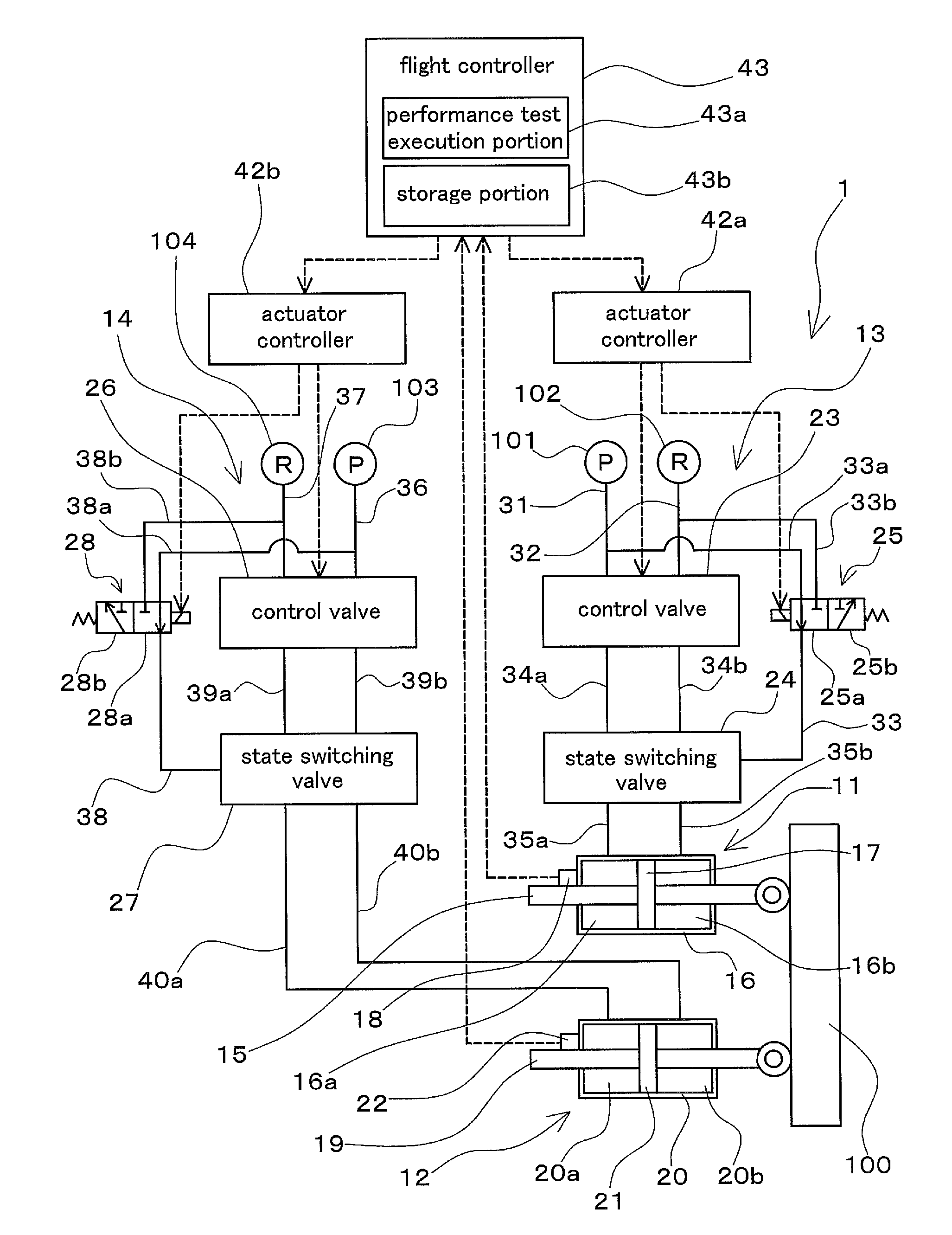 Aircraft actuator control apparatus