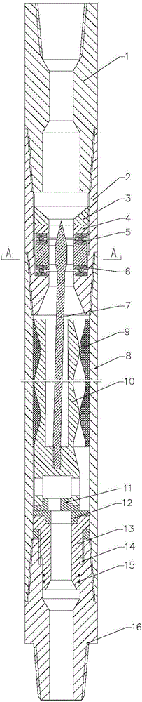 Shock-resisting downhole screw type pulse generator