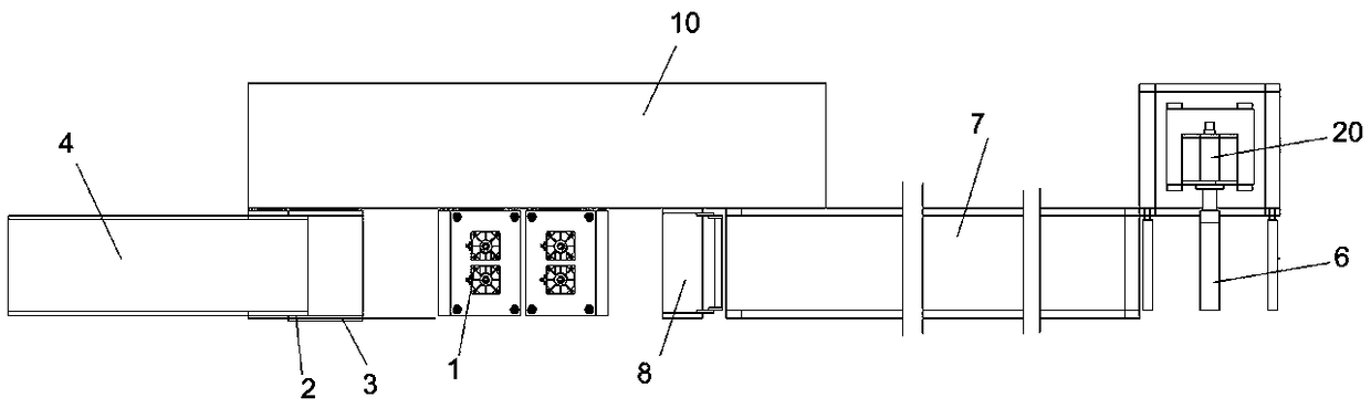 Automatic outer bag packaging machine for soft product and packaging method of automatic outer bag packaging machine